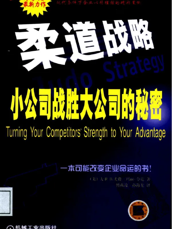 柔道战略-小公司战胜大公司的秘密